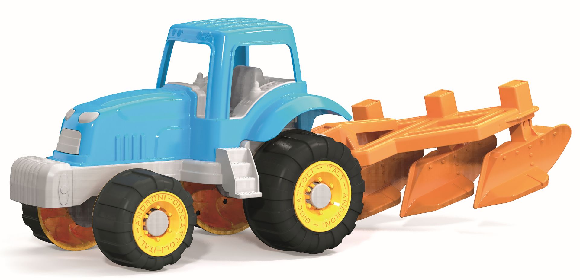 Androni Millennium traktor s funkčním pluhem délka 43 cm