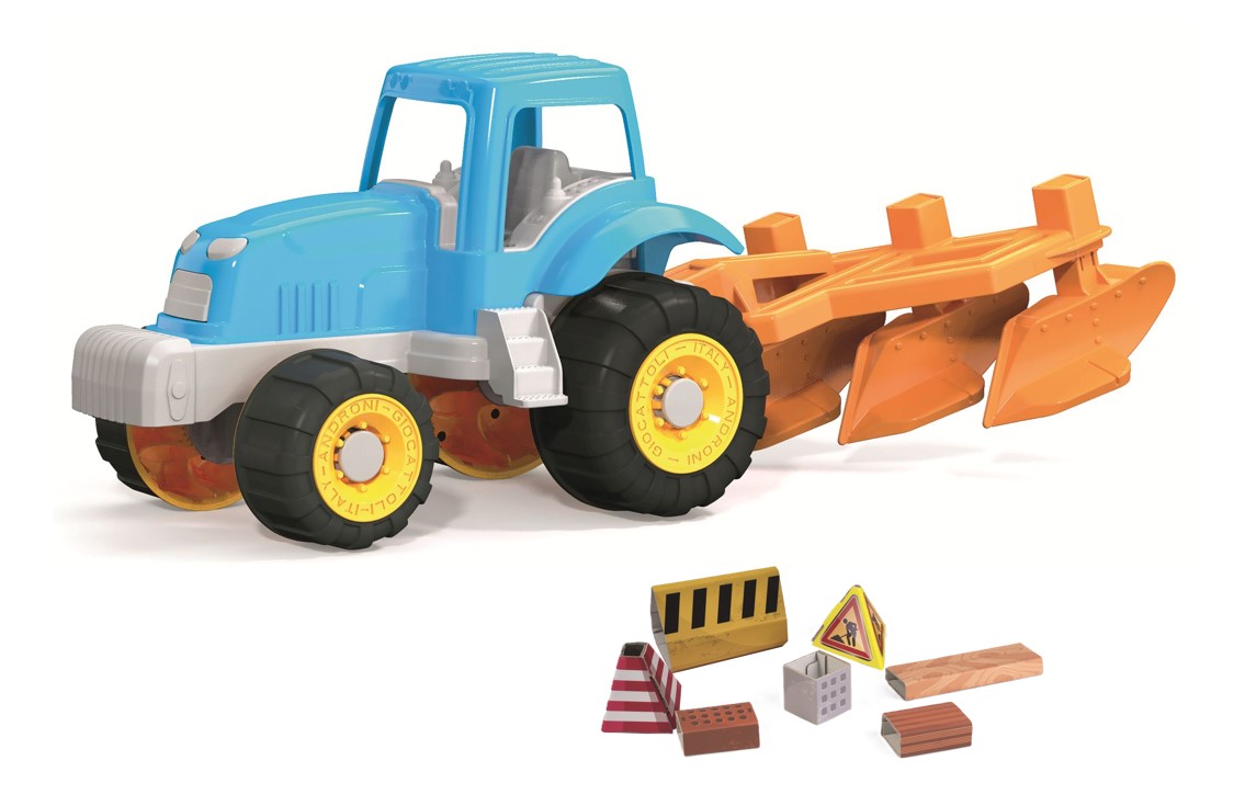 Androni Millennium traktor s funkčním pluhem délka 43 cm