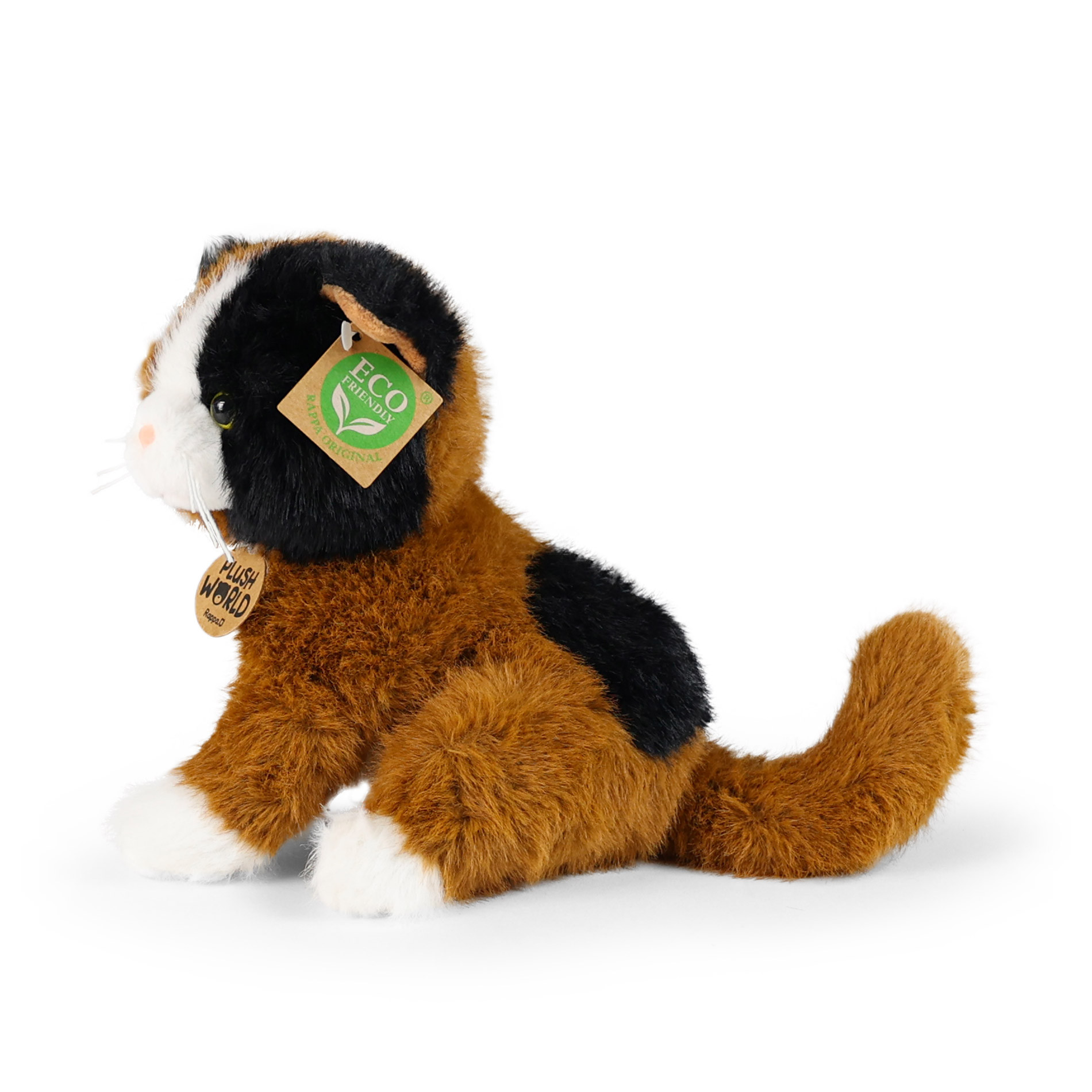 Plyšová kočka 20 cm ECO-FRIENDLY PLUSH WORLD