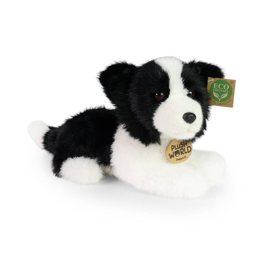 Plyšový pes border kolie 22 cm ECO-FRIENDLY PLUSH WORLD