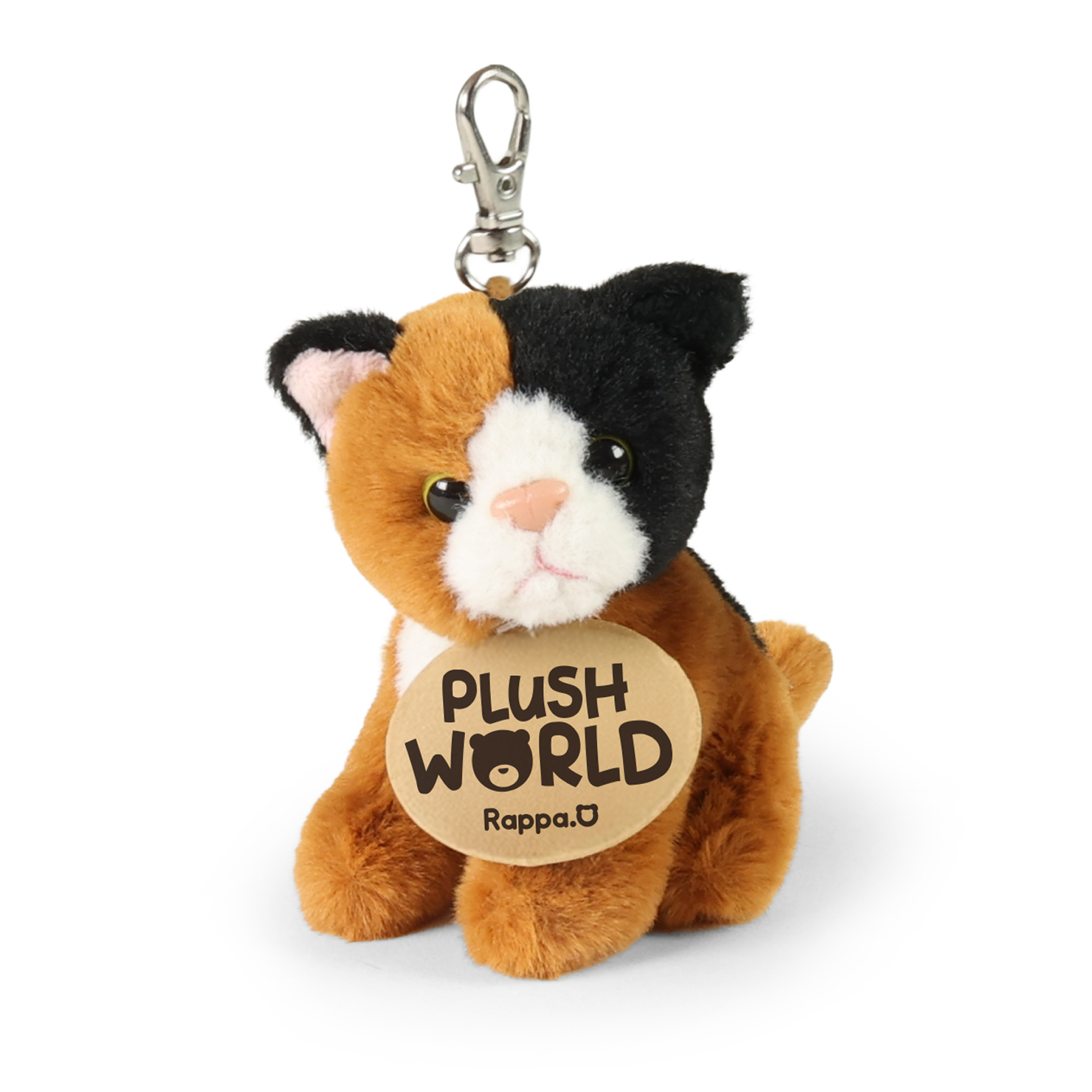 Plyšová klíčenka / přívěšek kočka 9 cm ECO-FRIENDLY PLUSH WORLD