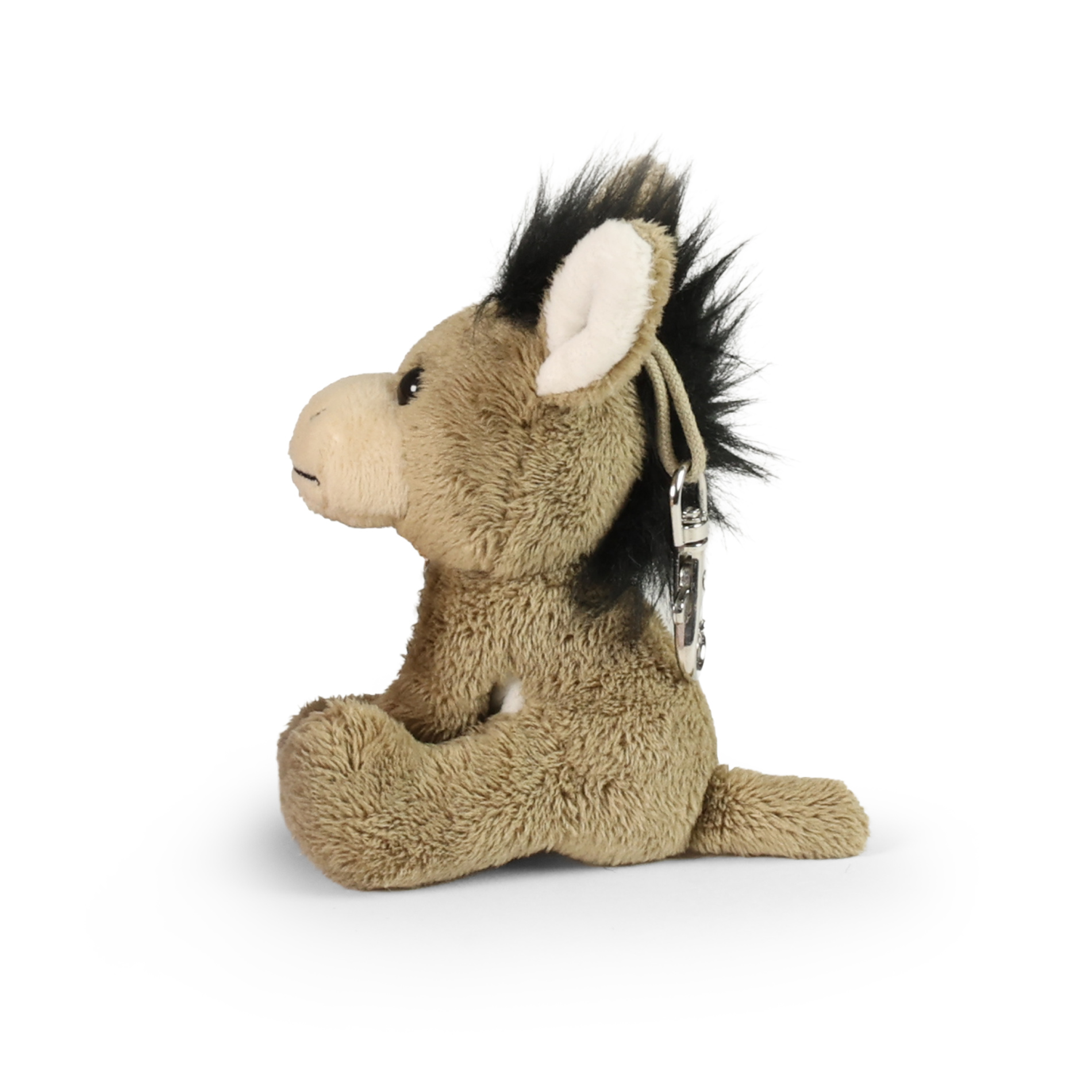 Plyšová klíčenka / přívěšek osel 9 cm ECO-FRIENDLY PLUSH WORLD