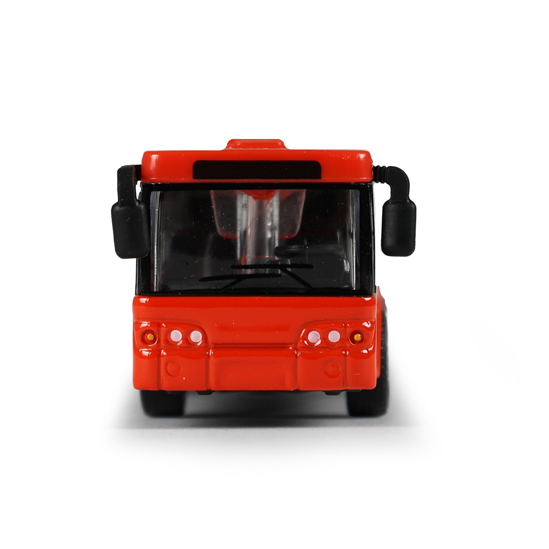 Kovový kloubový autobus červený Bratislava/ČB 18 cm