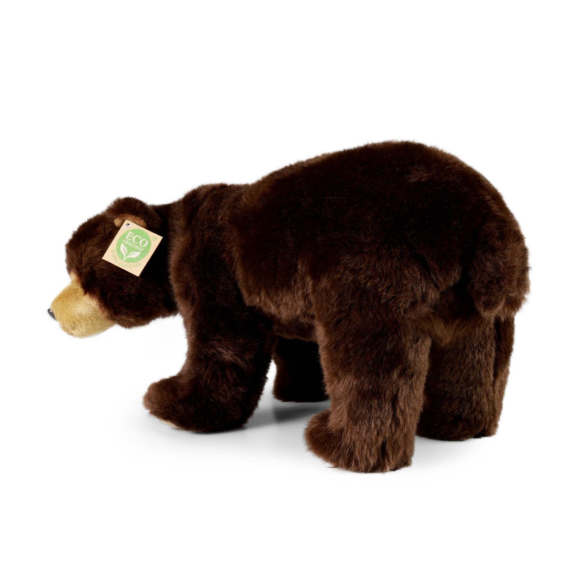Plyšový medvěd hnědý 40 cm ECO-FRIENDLY