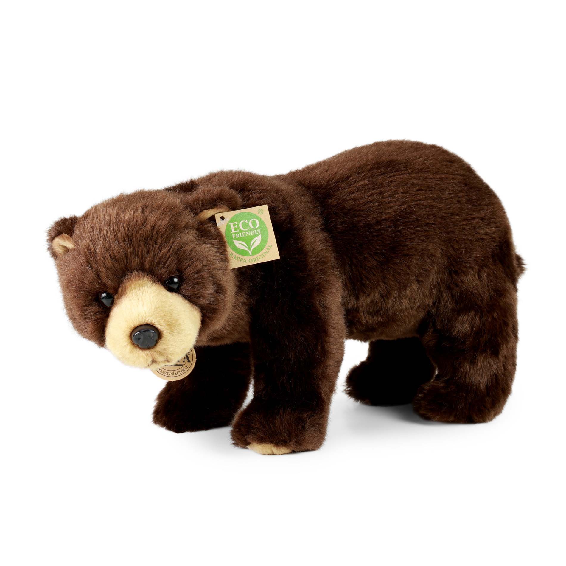 Plyšový medvěd hnědý 40 cm ECO-FRIENDLY