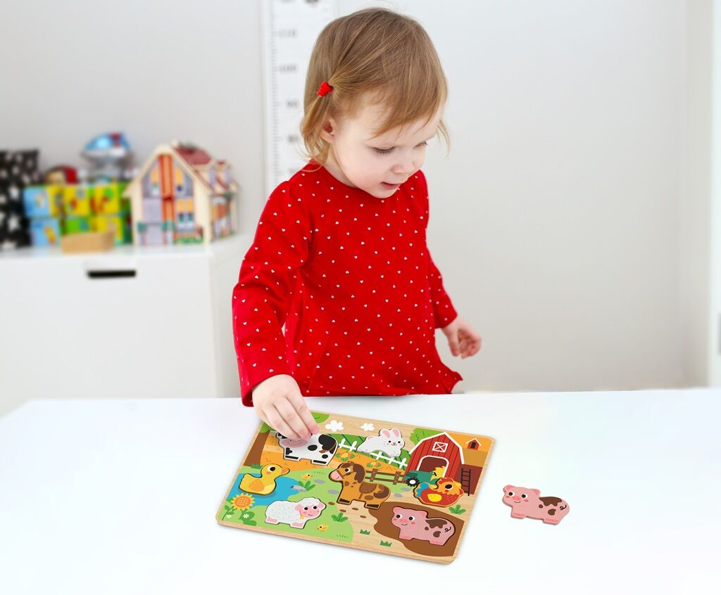 2Kids Toys Vkládací puzzle Farma