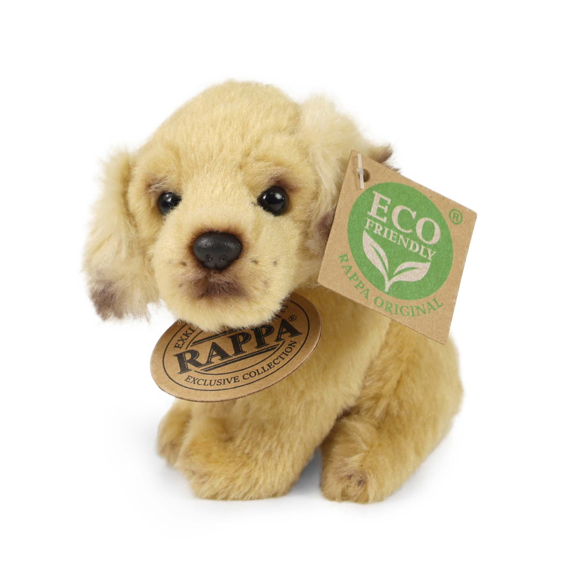 Plyšový pes sedící 11 cm ECO-FRIENDLY
