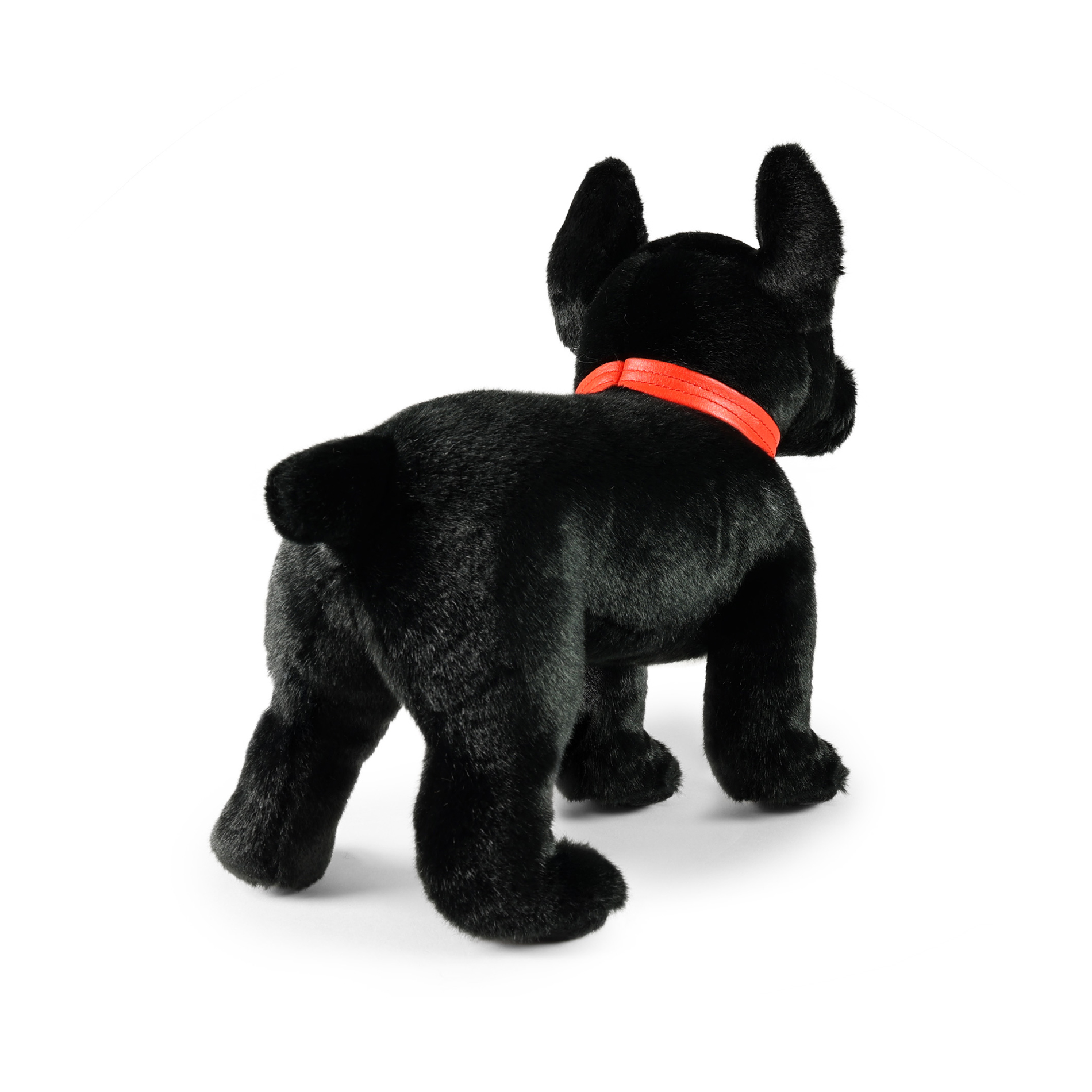 Plyšový pes francouzský buldoček s obojkem 30 cm ECO-FRIENDLY