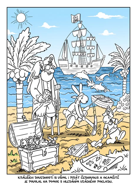 Omalovánky MFP A4 Bob a Bobek a časostroj