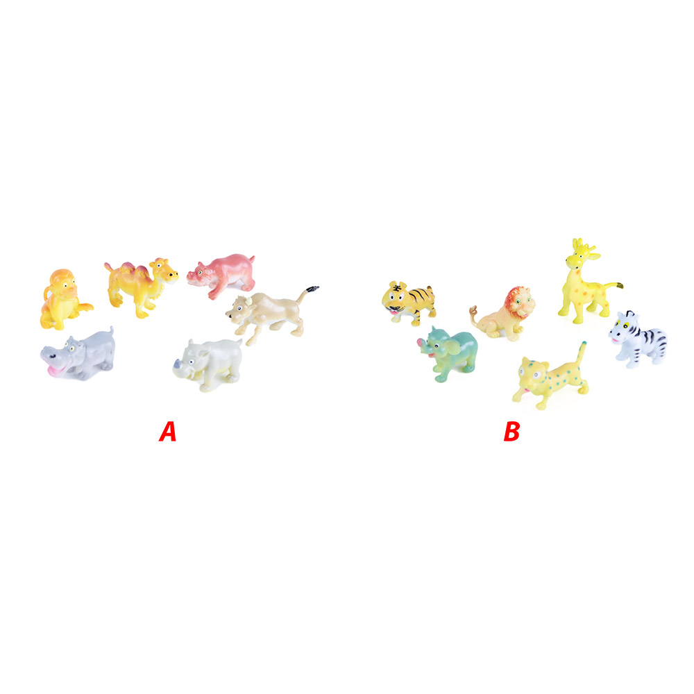 Zvířata divoká veselá 6 ks v sáčku