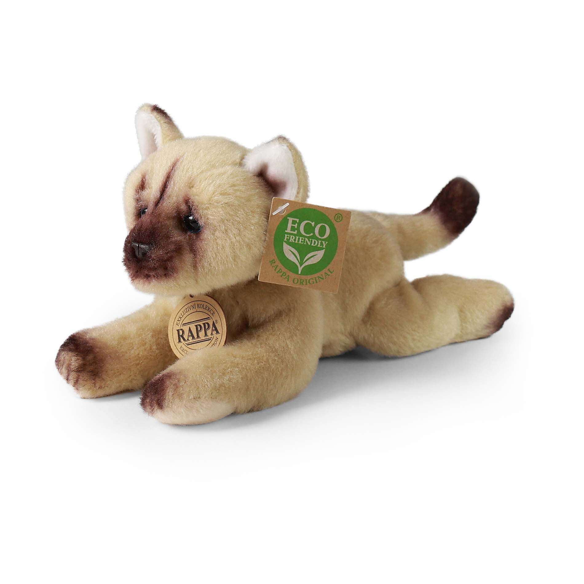 Plyšová kočka 21 cm ECO-FRIENDLY