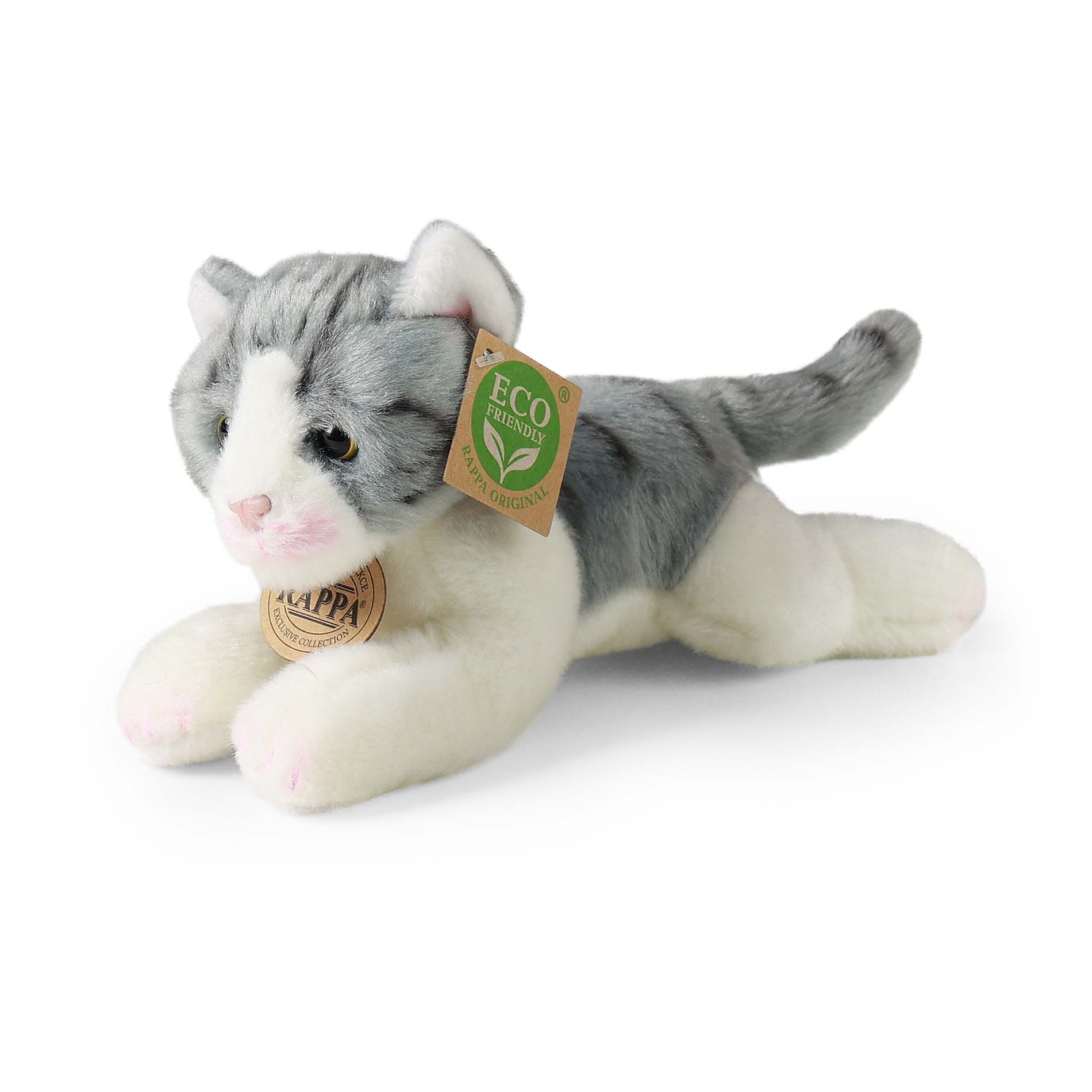 Plyšová kočka 21 cm ECO-FRIENDLY