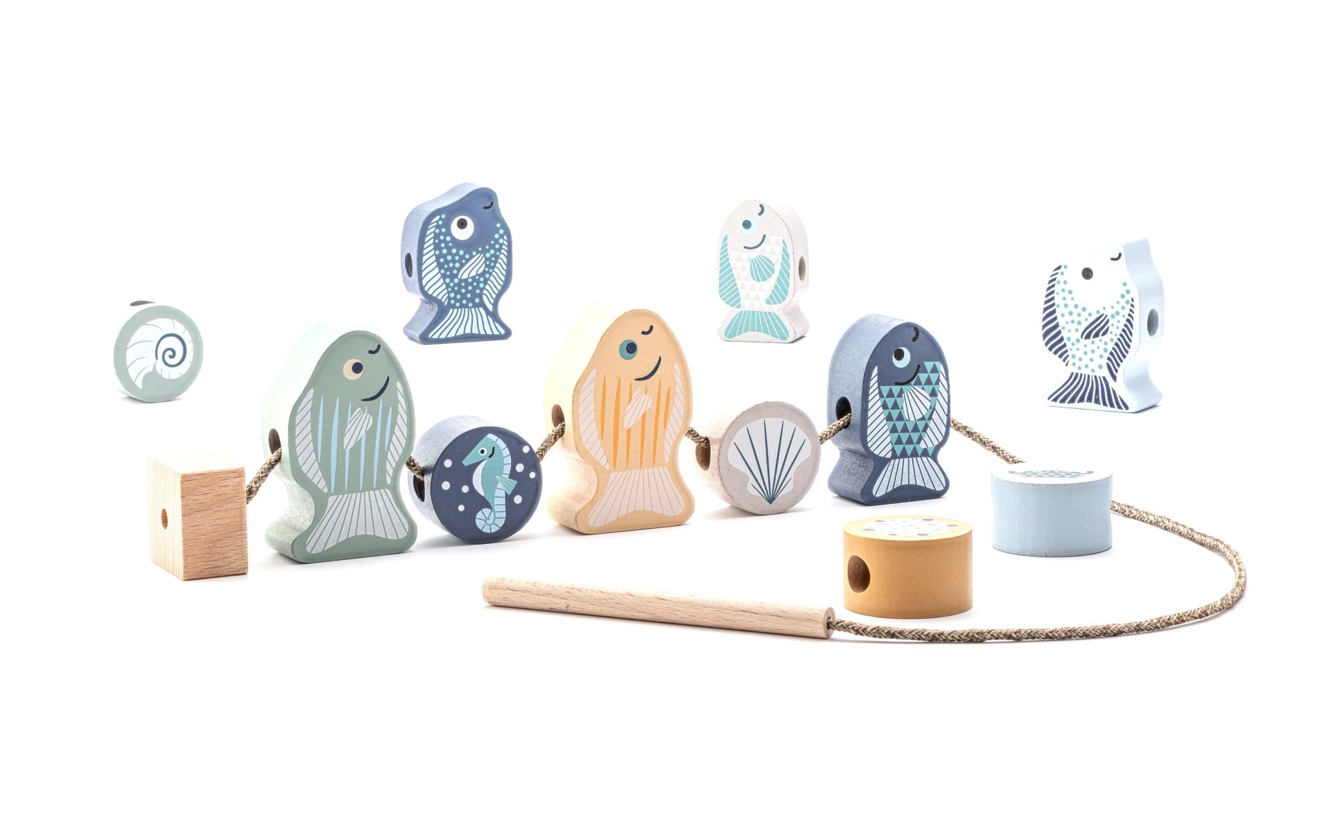 CUBIKA Pastel 16020 Navlékací ryby a mořští živočichové