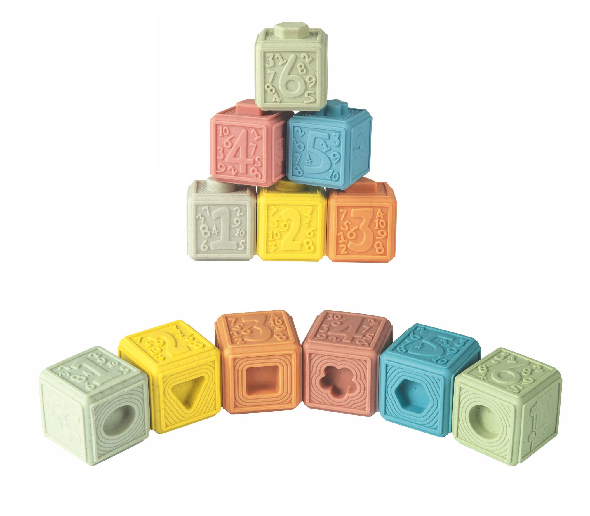 ZIRO Kostky tvary a čísla