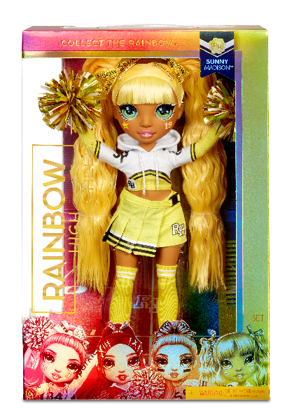 Rainbow High Fashion bábika - roztlieskavačka - Sunny Madison (žlutá)