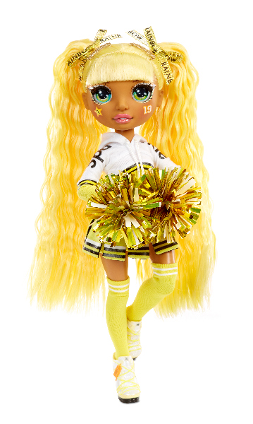 Rainbow High Fashion bábika - roztlieskavačka - Sunny Madison (žlutá)