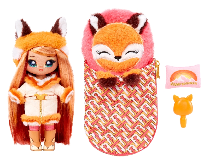 Na! Na! Na! Surprise Camping bábika - Sierra Foxtail (Fox)