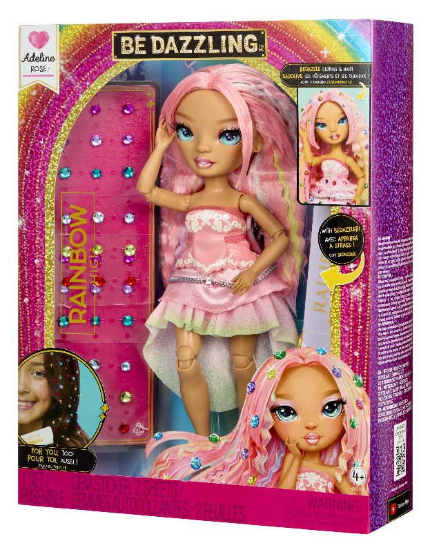 Rainbow High Be Dazzling Fashion panenka - Adeline Rose (Pink)