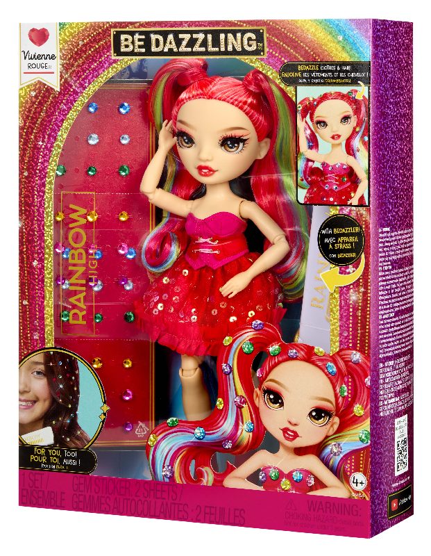 Rainbow High Be Dazzling Fashion panenka - Vivienne Rouge (Red)