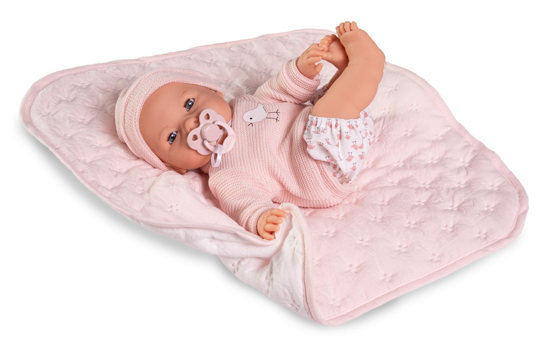 Antonio Juan 14365 BIMBA - mrkací panenka miminko se zvuky - 37 cm