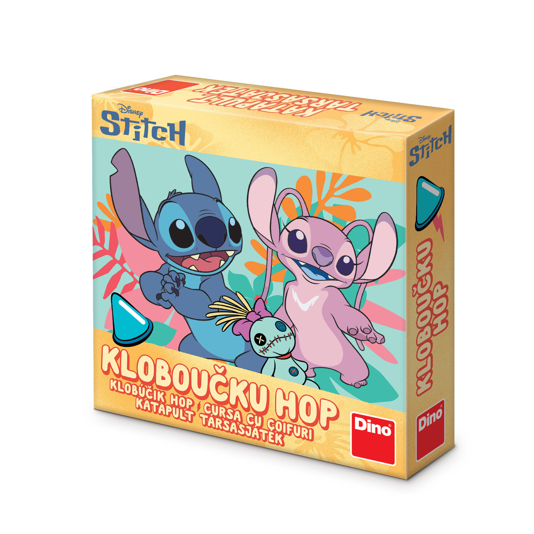 KLOBOUČKU HOP – STITCH A ANGEL Dětská hra