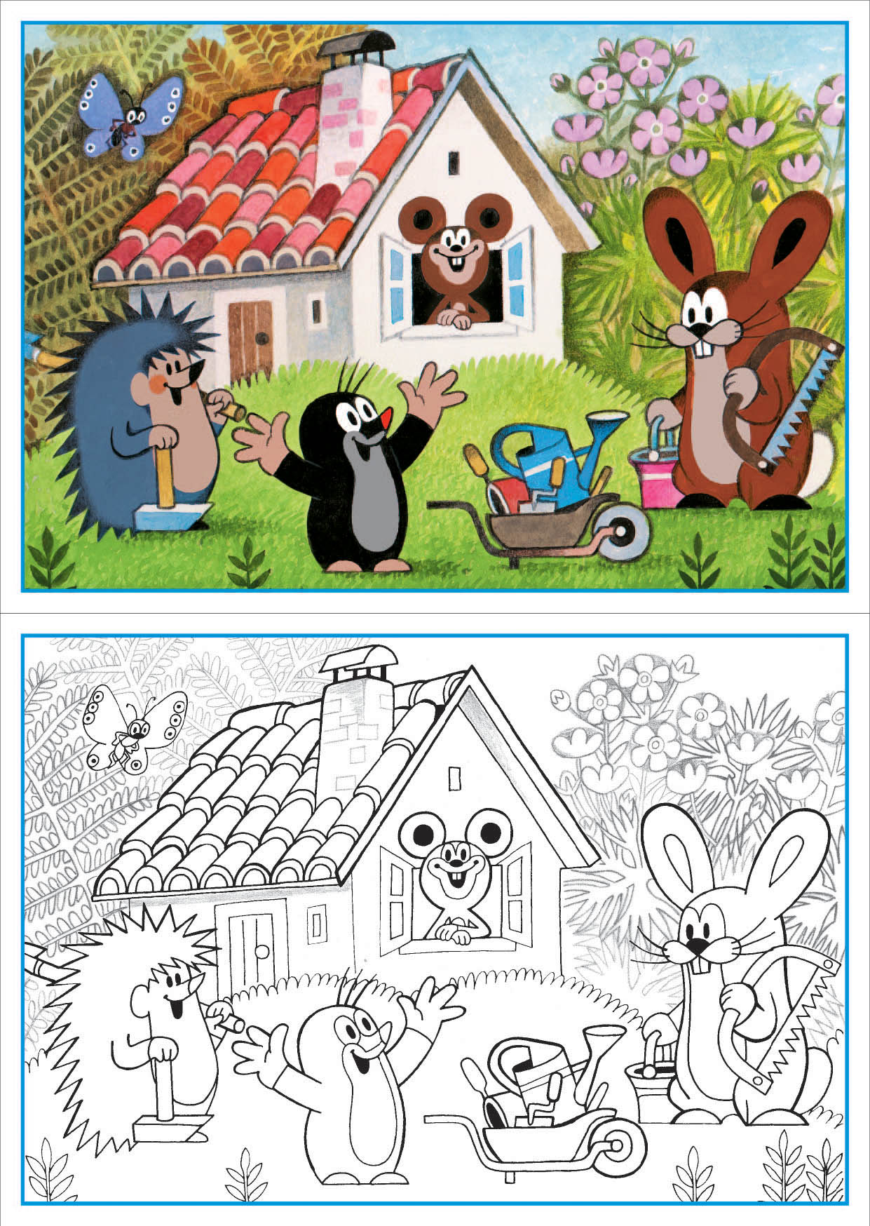 Omalovánka A5 Krtek a potopa