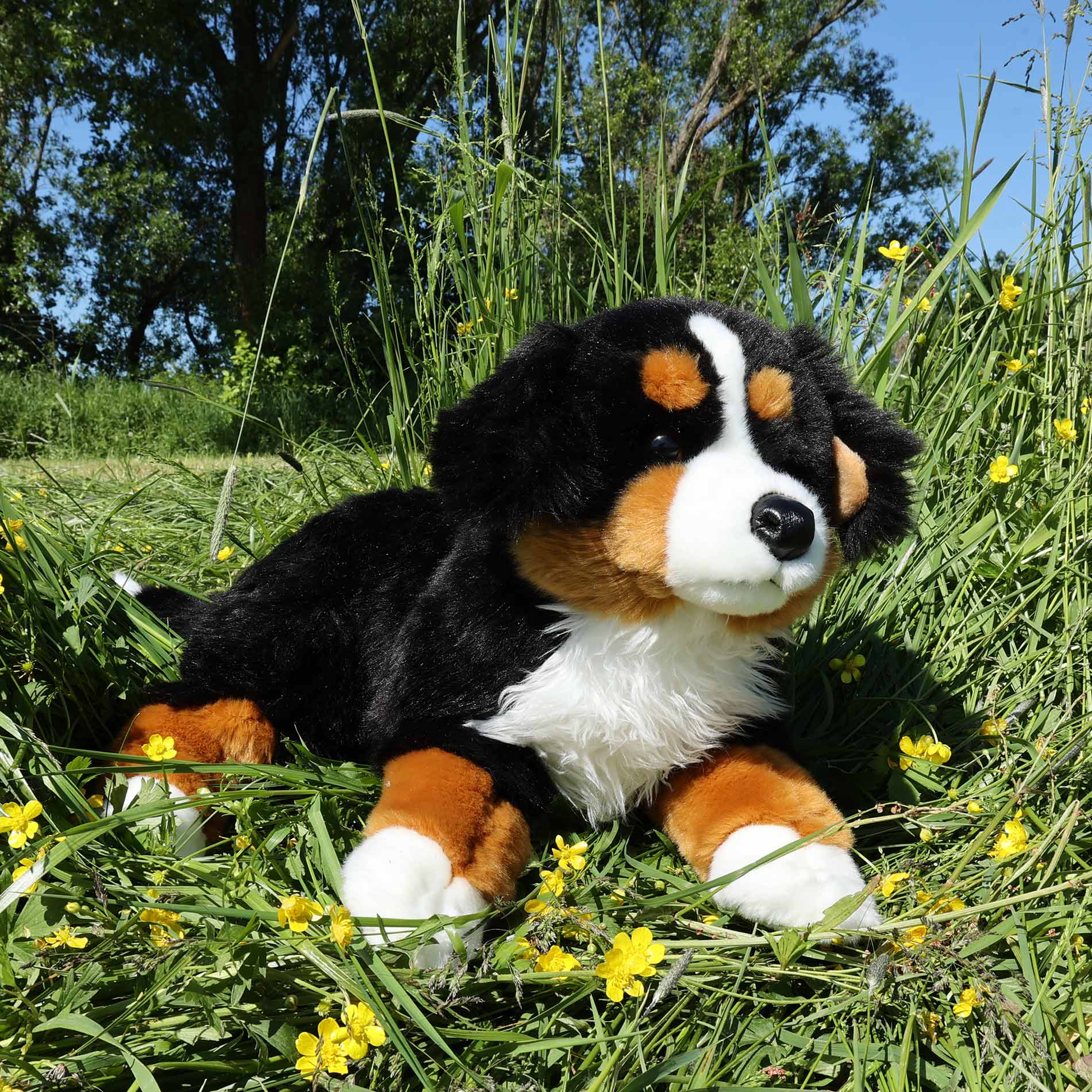 Velký plyšový pes bernský salašnický 61 cm ECO-FRIENDLY