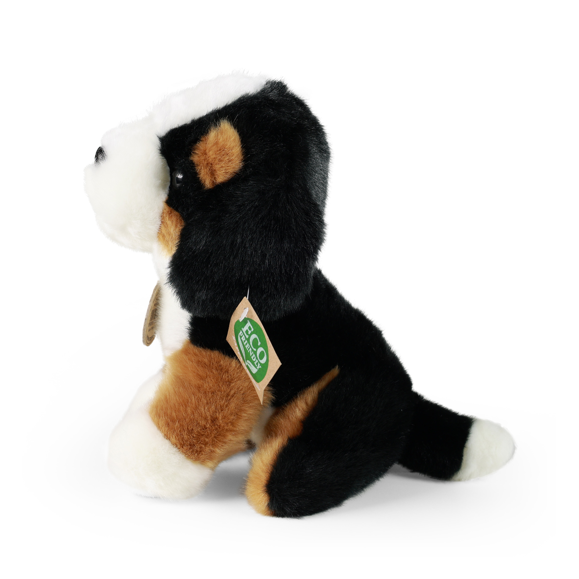 Plyšový pes bernský salašnický sedící 18 cm ECO-FRIENDLY