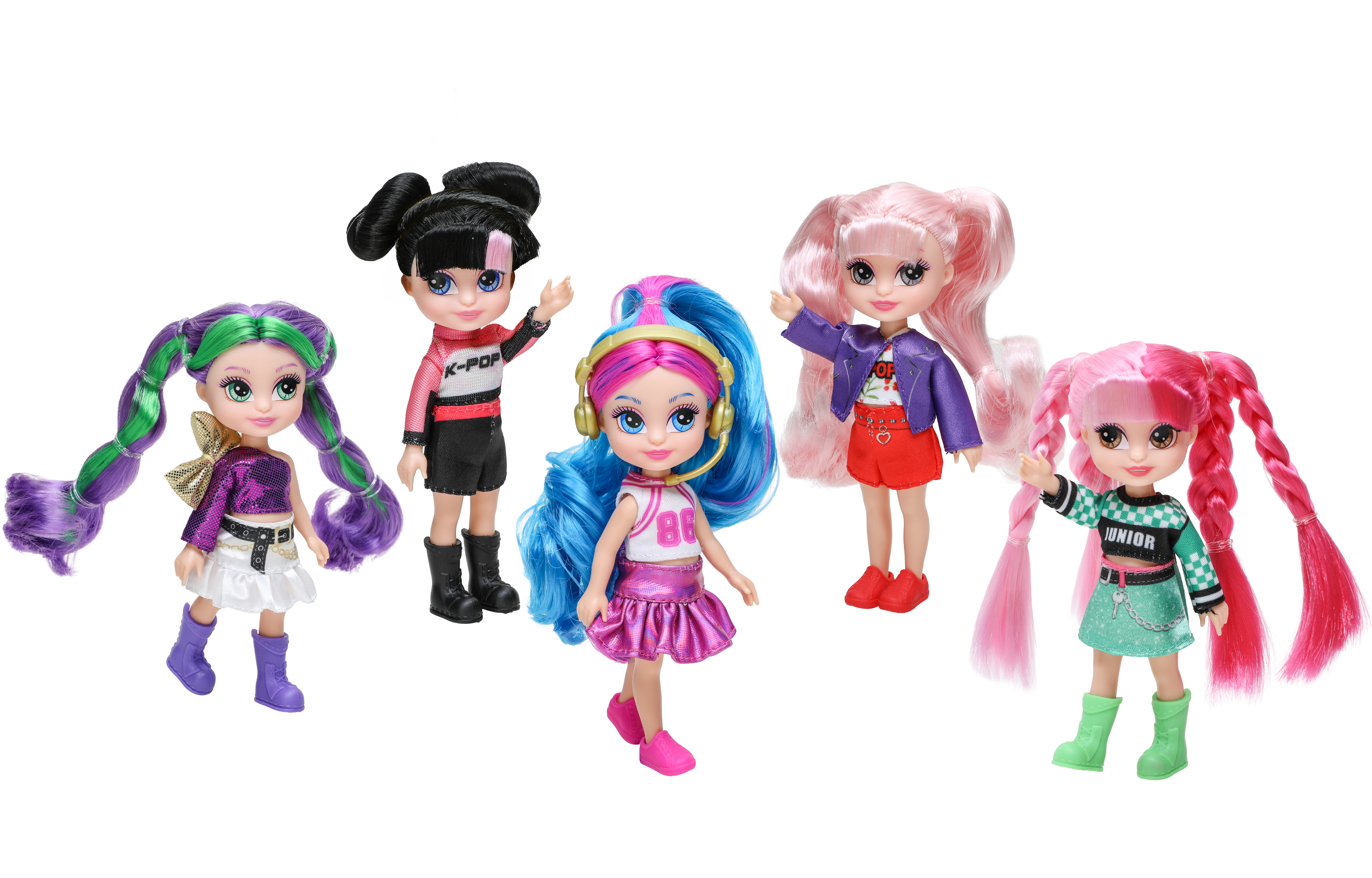K-Pop Diva Squad Junior – sada 5 panenek 13 cm