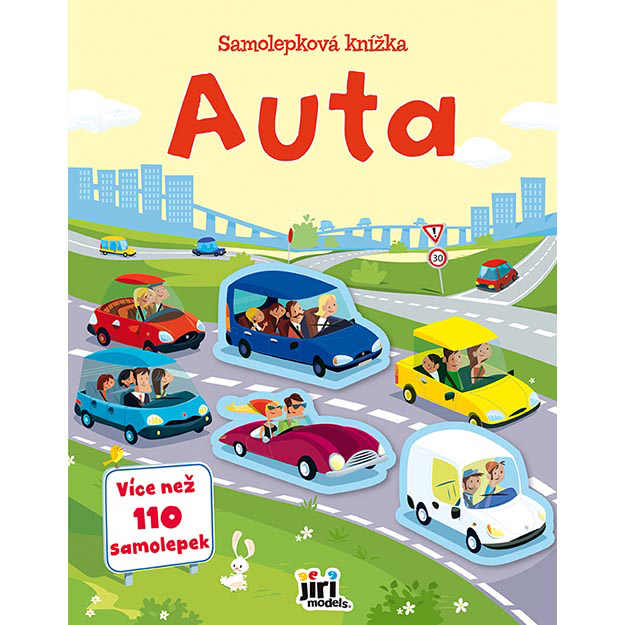 Knížka samolepková Auta