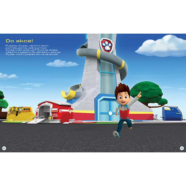 Knížka samolepková Paw Patrol/Tlapková Patrola