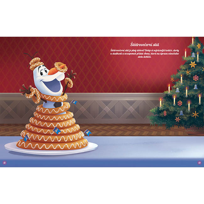 Vánoční samolepková knížka Frozen - Ledové království