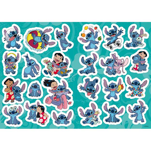 Omalovánka A4 se samolepkami Lilo & Stitch