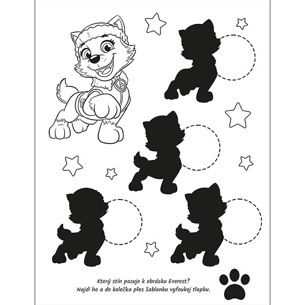 Omalovánky s foukacími fixy Paw Patrol/Tlapková Patrola