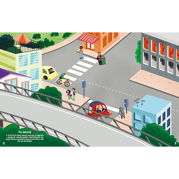 Knížka samolepková Stroje