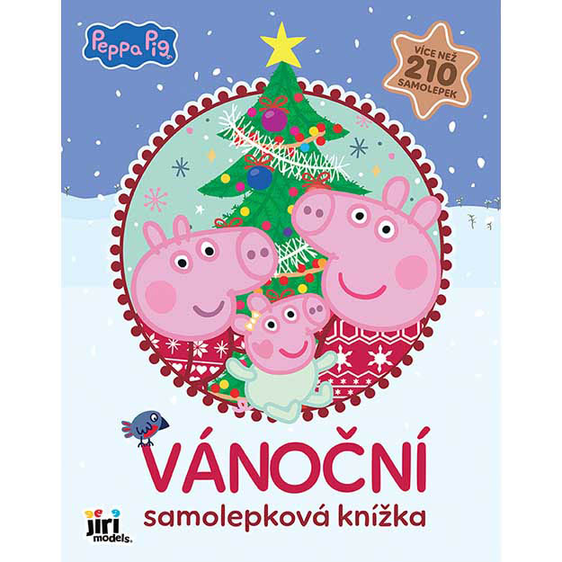 Vánoční samolepková knížka Prasátko Peppa