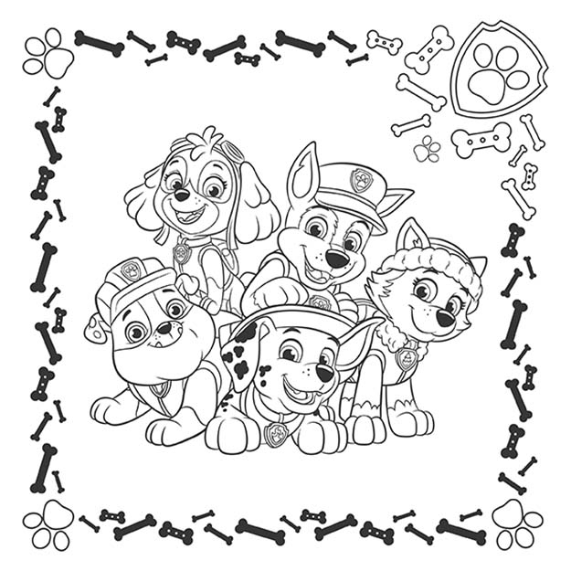 Pexeso v sešitu Paw Patrol/Tlapková Patrola 2