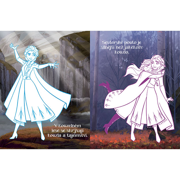 Omalovánky se svítícím tetováním FROZEN - Ledové království