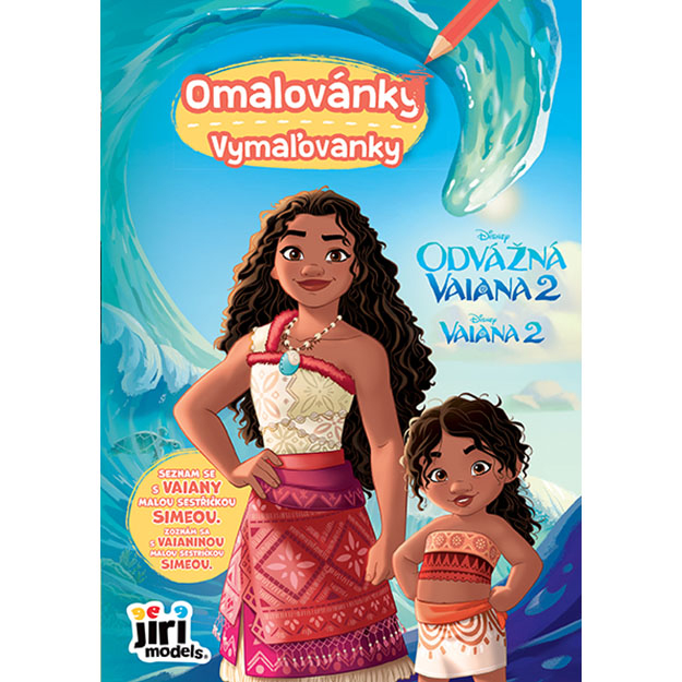 Omalovánka A5 Vaiana 2