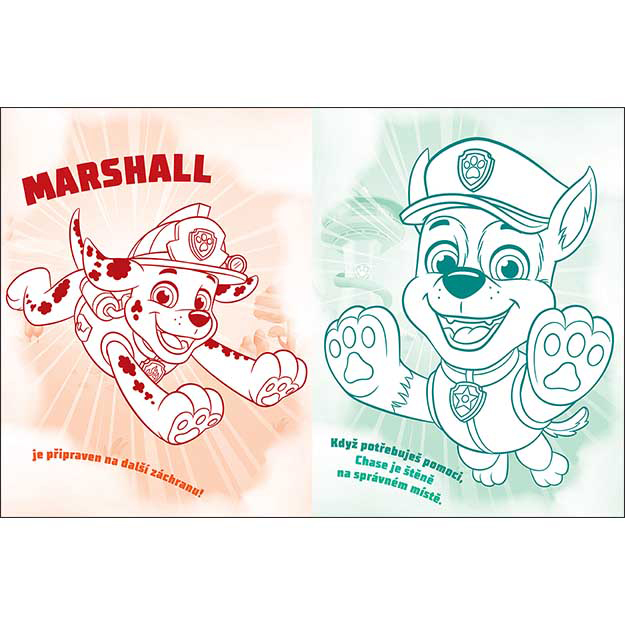 Omalovánky a 100 tetování Paw Patrol/Tlapková Patrola