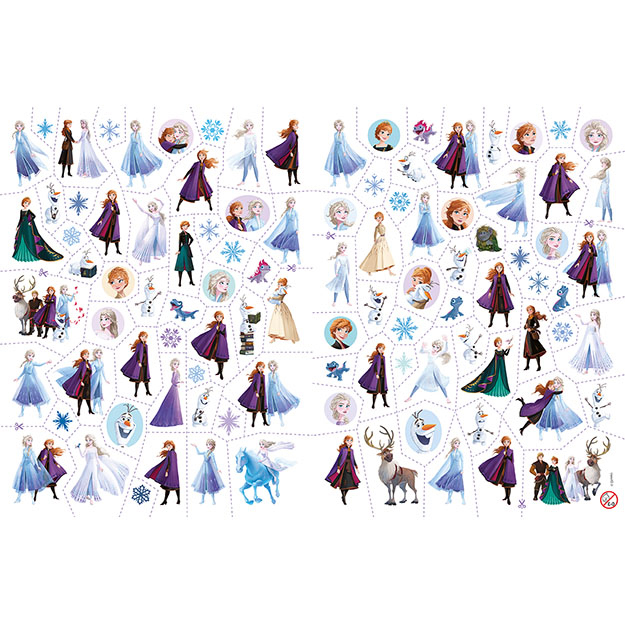 Omalovánky a 100 tetování FROZEN - Ledové království
