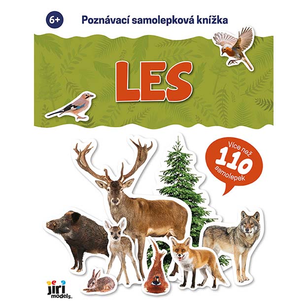Poznávací samolepková knížka Les