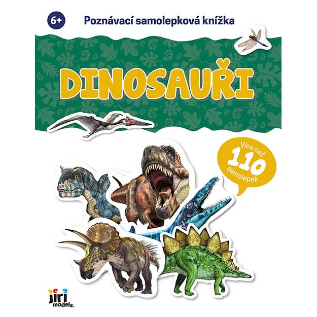 Poznávací samolepková knížka Dinosauři