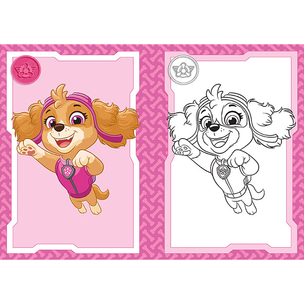 Omalovánka A5 Paw Patrol/Tlapková Patrola pro holky