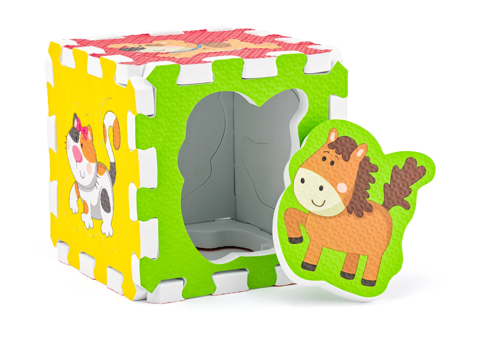 Pěnové puzzle se zvířátky 6 ks