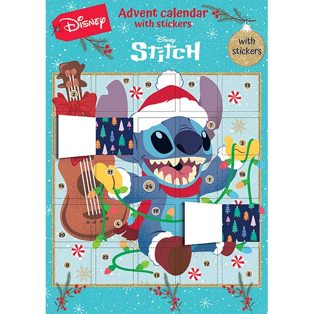 Adventní kalendář se samolepkami Lilo & Stitch