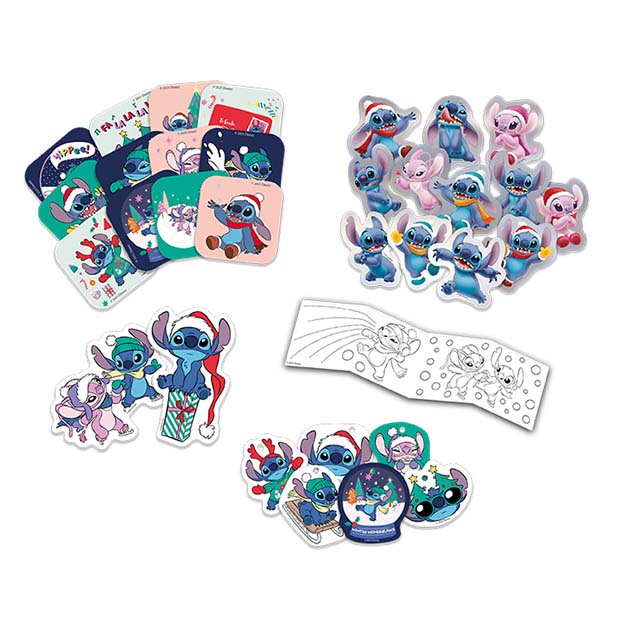 Adventní kalendář se samolepkami Lilo & Stitch
