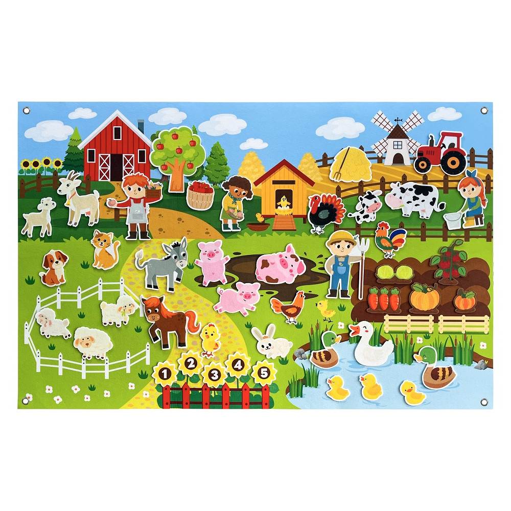 2Kids Toys Interaktivní hrací stěna Farma